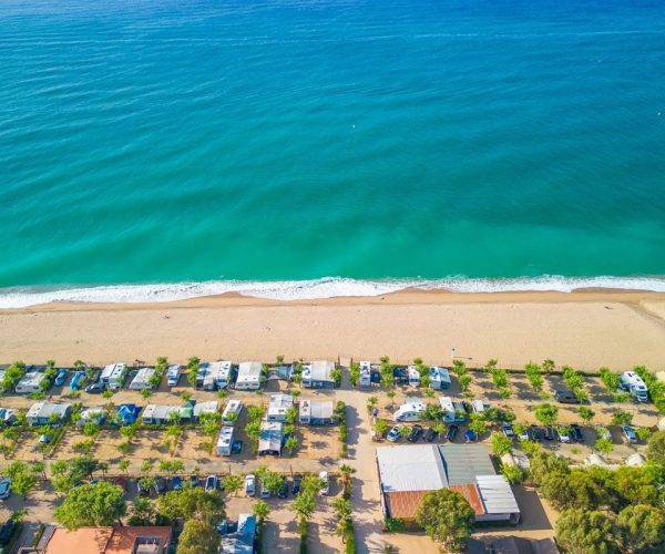 Het strand van Camping caballo de mar