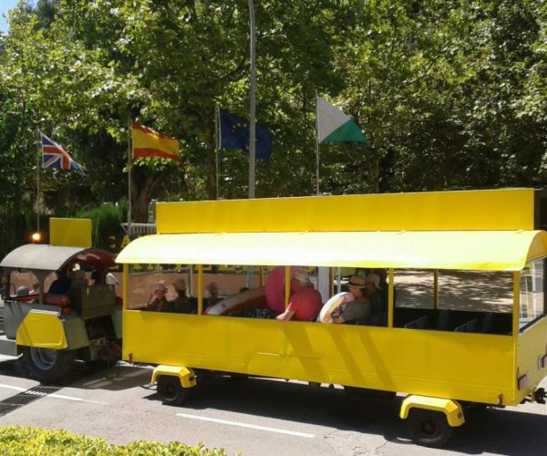 Camping Cala Canyelles treintje