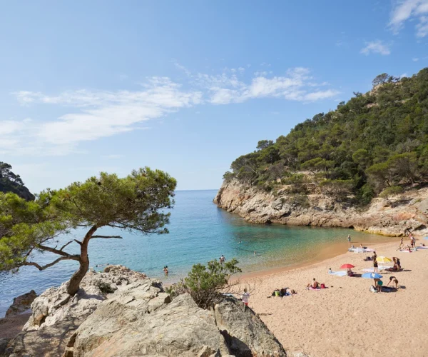 camping cala pola in tossa de mar strand
