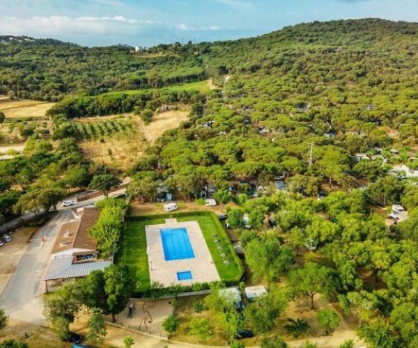 Camping Castell d'Aro bovenaanzicht