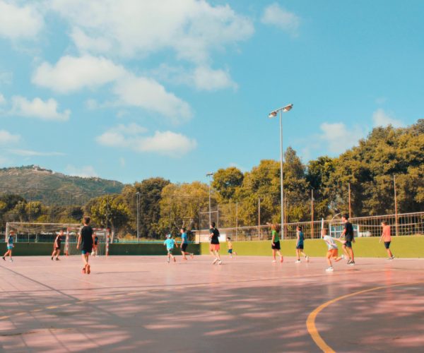 Camping El Delfin Verde resort Platja d'Aro voetbalveld