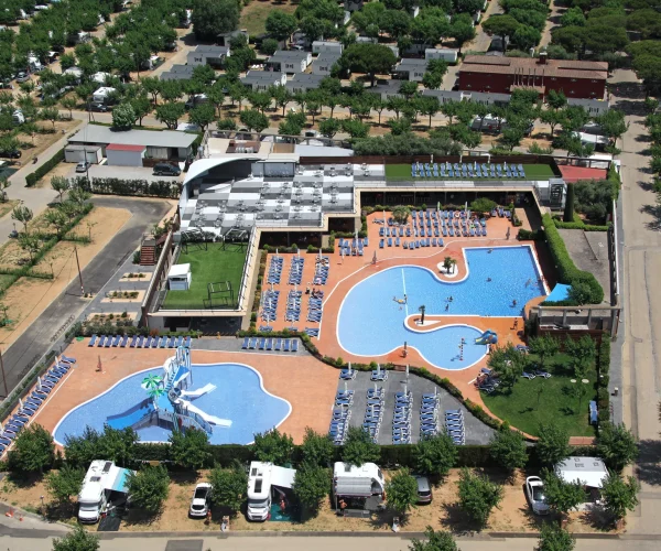Camping Eurocamping Costa Brava bovenaanzicht