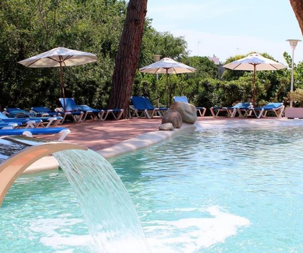 Camping Globo Barcelona waterval