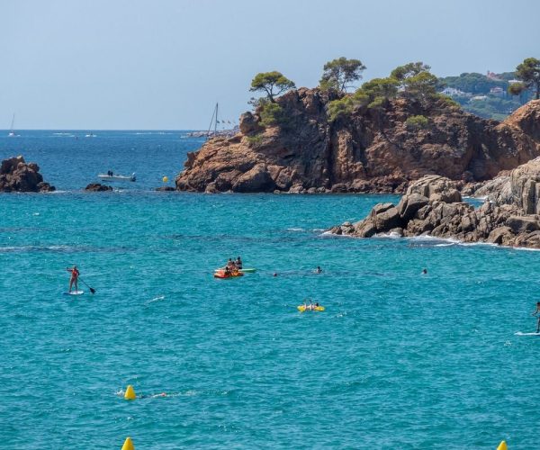 Het strand op Camping internacional calonge aan de costa brava