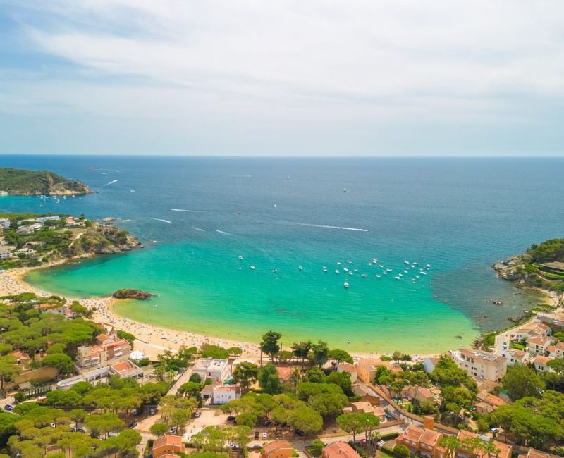 Camping Internacional Palamos kustlijn